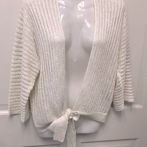 The Limited sweater top with tie at end